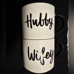THRESHOLD WIFEY AND HUBBY MUGS